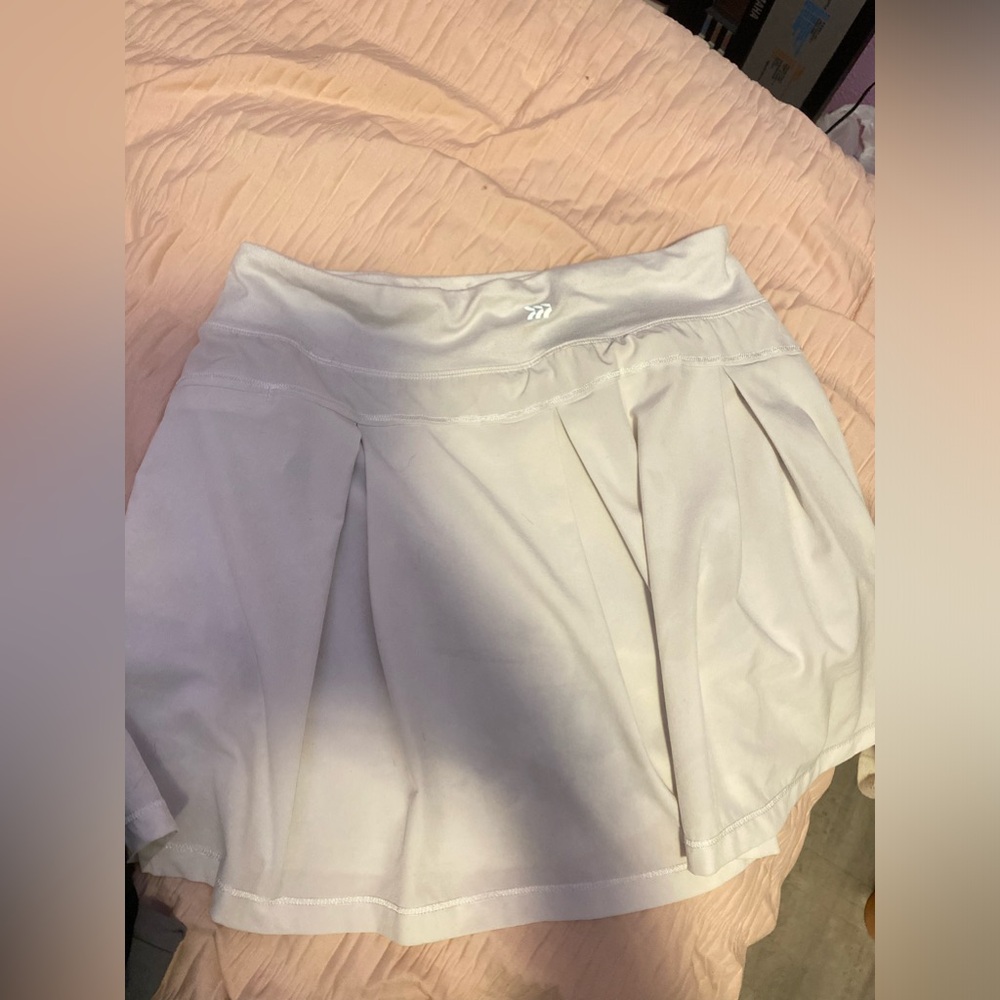 White Athletic Skirt